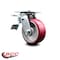 Service Caster 5 Inch Poly on Aluminum Swivel Caster with Roller Bearing and Total Lock Brake SCC-TTL30S520-PAR - alternate 1